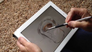 Painting on an iPad