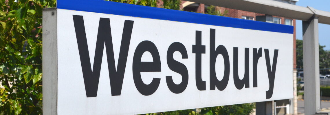 Westbury Train Sign