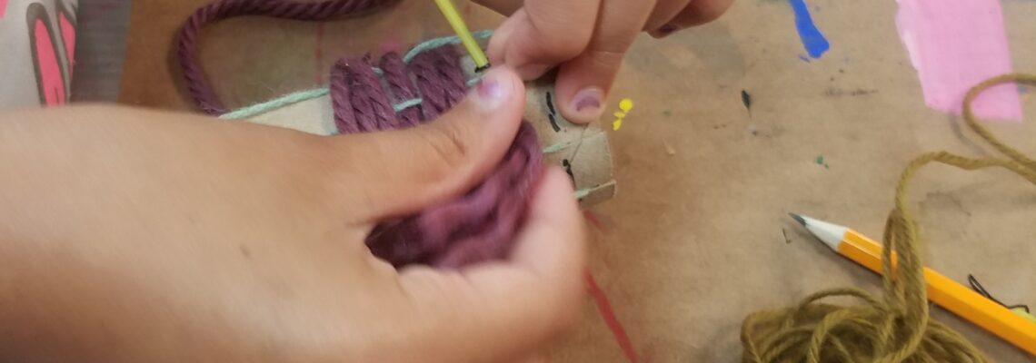Work with what you have - Weaving